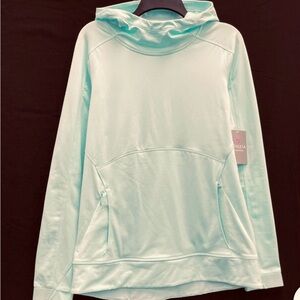 * New Athleta Stowe Hoodie Reflective Plush Tech Light Mint Green SZ Medium *